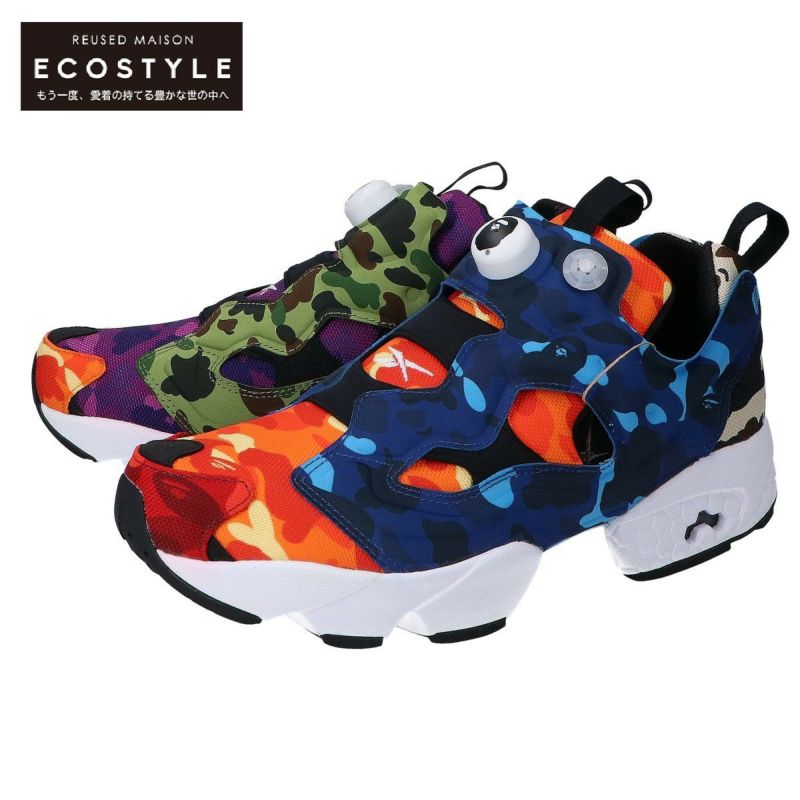 Reebok リーボック 【新品未使用】Q47370 INSTA PUMP FURY OG A BATHING APE インスタ ポンプ フューリー  オージー アベイシングエイプ スニーカー US9 ｜ブランド古着の販売 「エコスタイル」