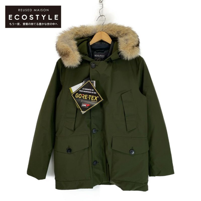 WOOLRICH ウールリッチ ｶｰｷ ｺﾞｱﾃｯｸｽ ｱﾉﾗｯｸ ﾊﾟｰｶｰ XS ｜ブランド古着の販売 「エコスタイル」