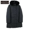 WOOLRICH ウールリッチ WWOU0412 ブラック APLE COAT ラビットファー ...