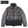 MONCLER モンクレール ARGENTEE レオパード 切り替え ダウンジャケット ...