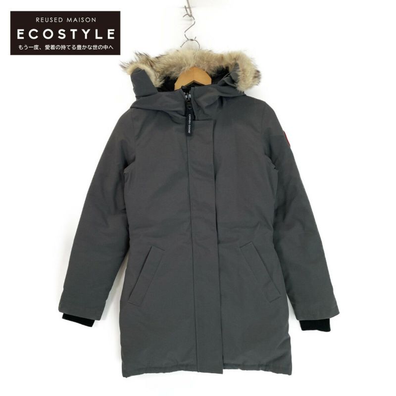 CANADA GOOSE カナダグース 3037L グラファイト ヴィクトリアパーカ XS ｜ブランド古着の販売 「エコスタイル」